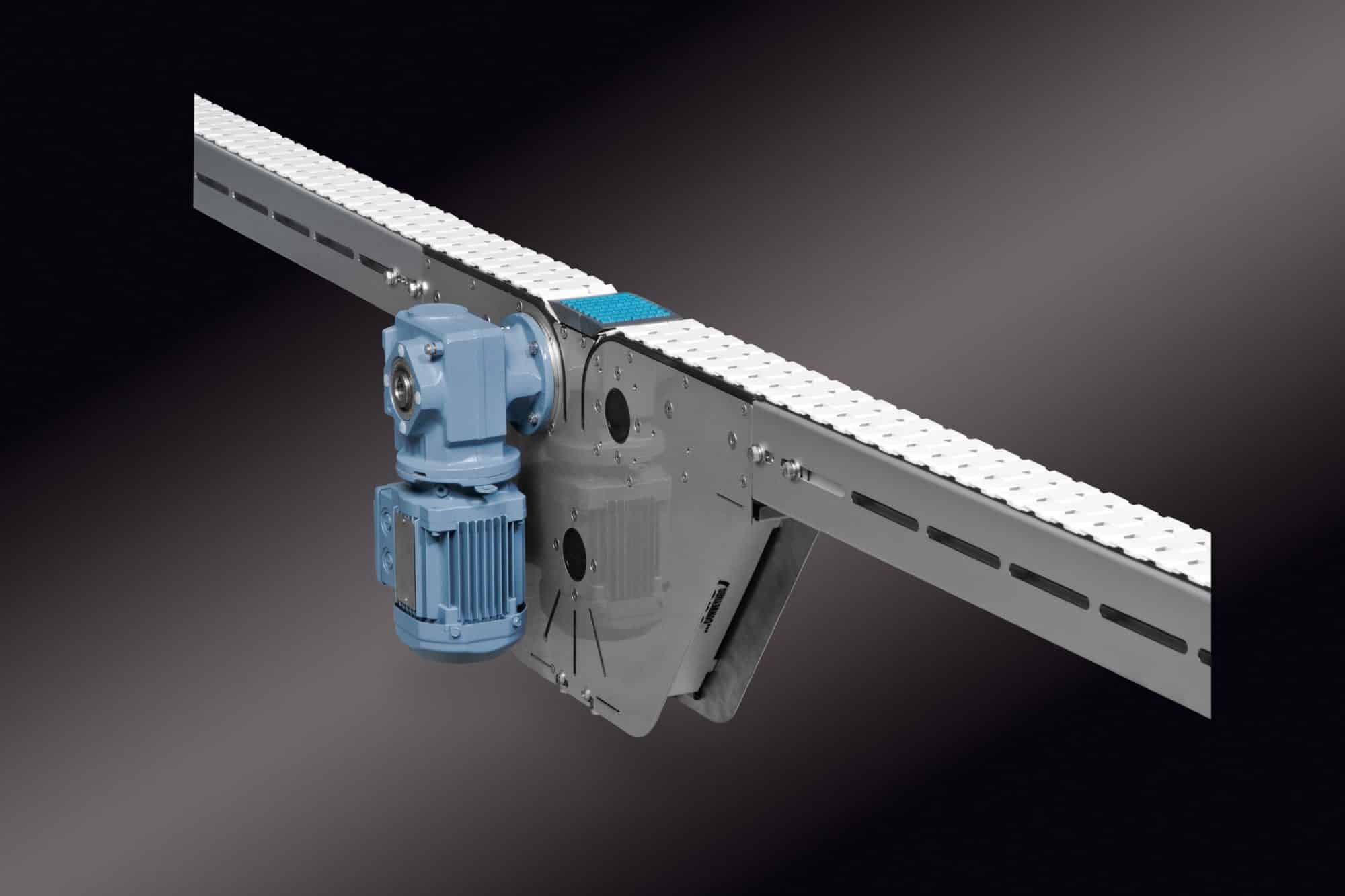 You can easily connect moren ETS conveyors, to bridge large distances in your warehouse or production environment.