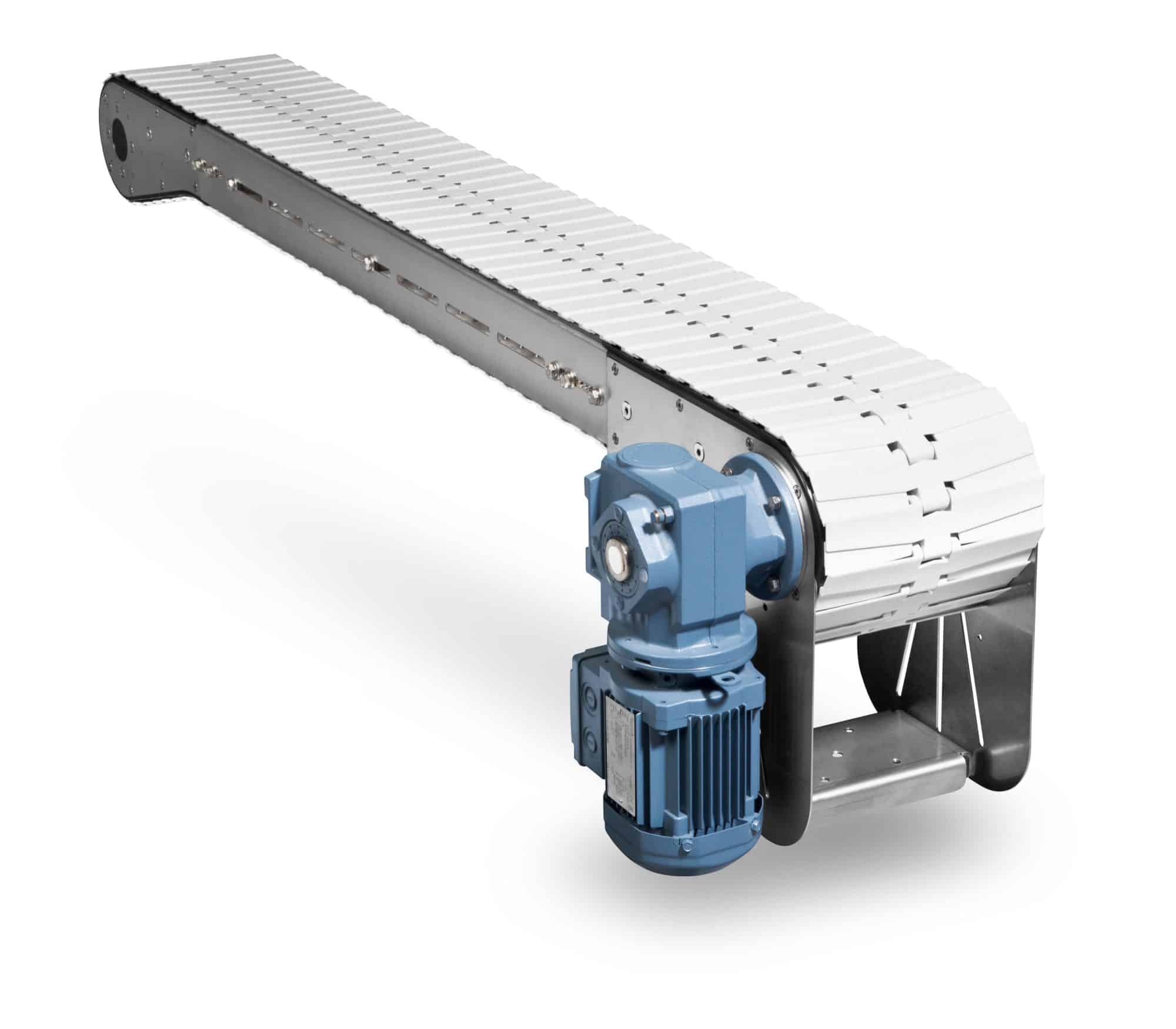 This is one of the more broader ETS chain conveyors. They come in different sizes, adaptable to your specific situation.