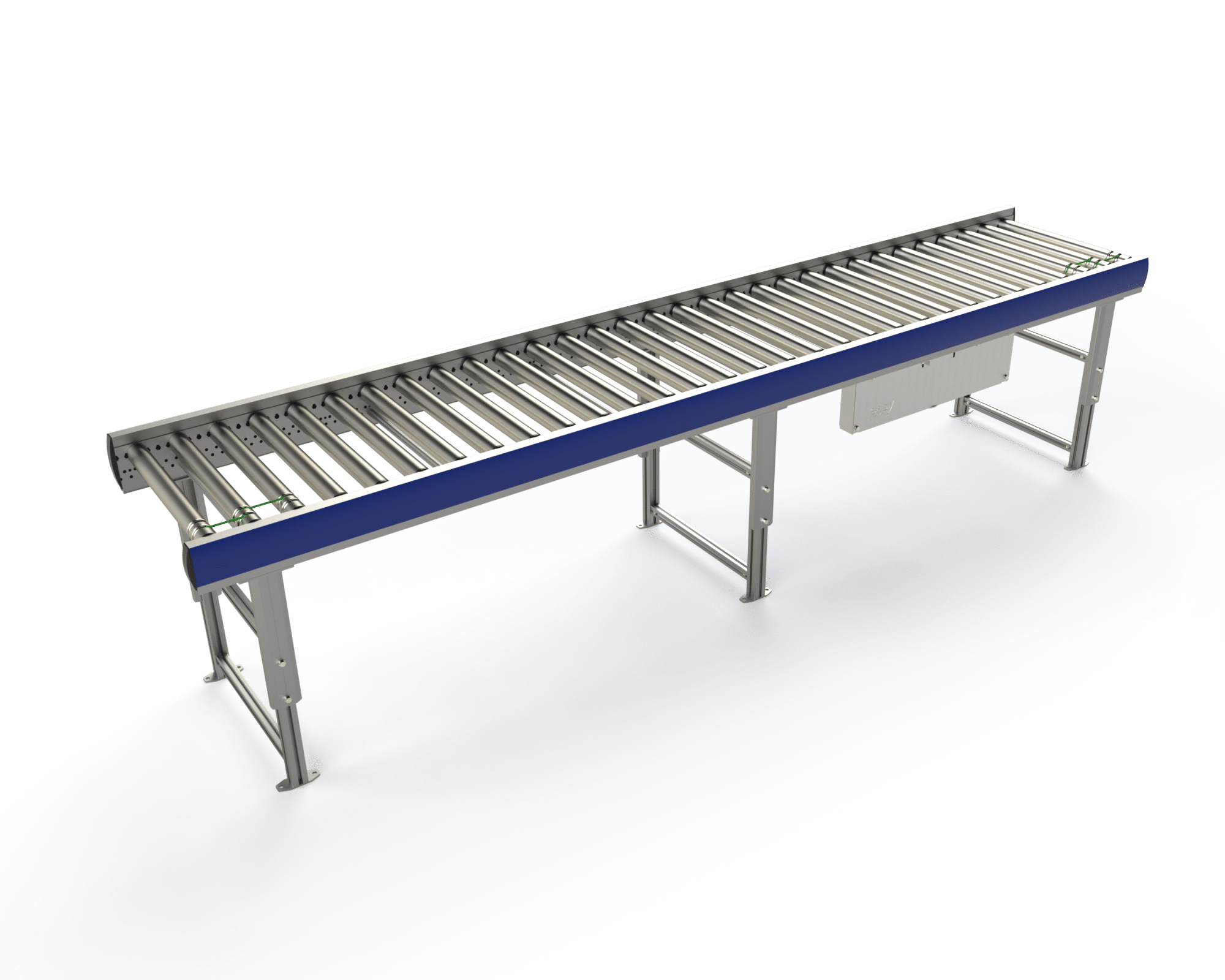 RCB roller conveyors come in different versions. You can build your own transport system with our modules.